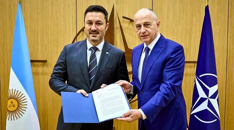 Argentina busca ser socio global de la OTAN