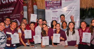 La gobernadora Mara Lezama reafirma su compromiso con la transformación social en un evento con militantes y consejeros de Morena, en medio de debates internos.
