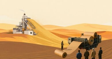 Un avance tecnológico convierte residuos agrícolas y arena en “papel de piedra”, un material ecológico, impermeable y reciclable que podría transformar regiones áridas