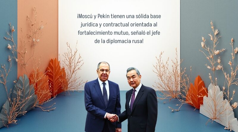 El canciller ruso Serguéi Lavrov recalca la solidez de la asociación con Pekín y descarta cualquier pacto con EE.UU. u otros para contrarrestar a terceros países.