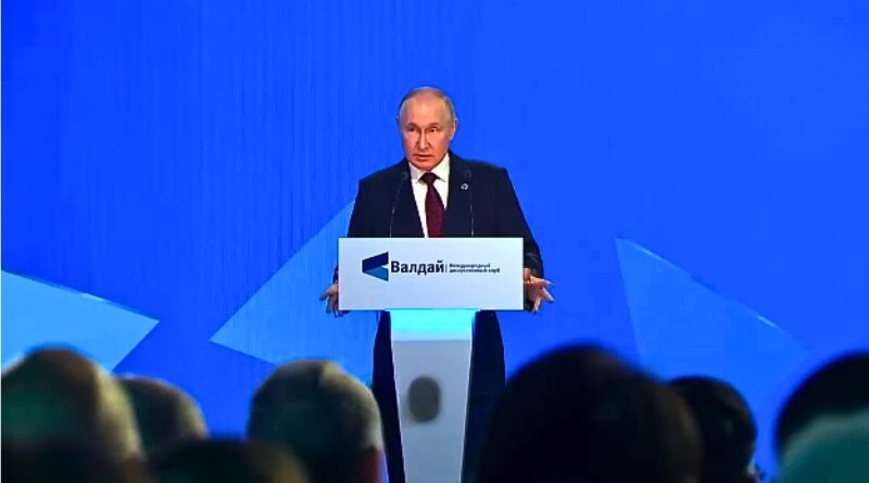 El presidente ruso lanza un discurso incendiario contra lo que denuncia "arrogancia y mentalidad colonial" de Occidente, desafiando el orden internacional vigente.