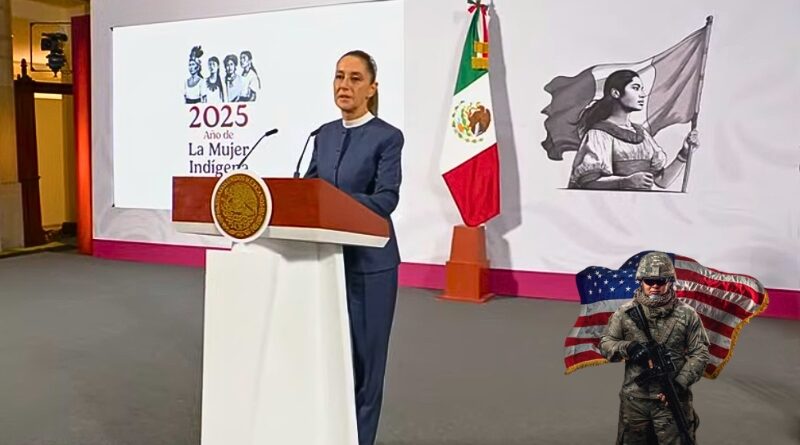 La presidenta Sheinbaum defiende la soberanía nacional y rechaza categóricamente cualquier incursión militar terrestre extranjera para combatir a los cárteles, enfatizando la justicia social.