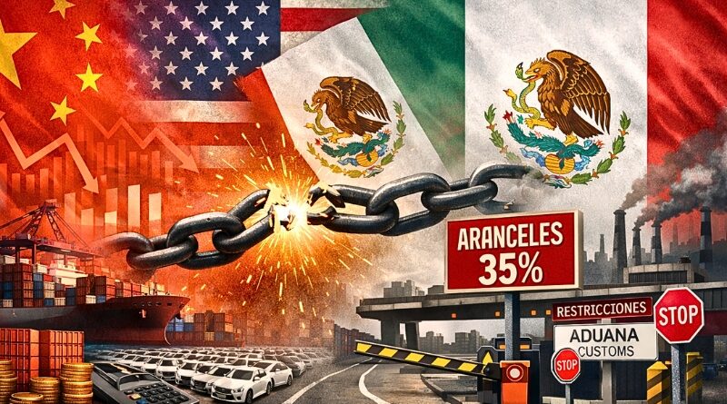Pekín cuestiona medidas de México que elevan aranceles y advierte posibles acciones ante pérdidas millonarias en exportaciones clave